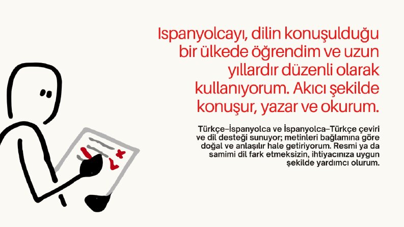 her konuda ispanyolca çeviri
