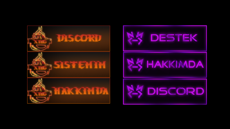 Twitch Panel Tasarımları