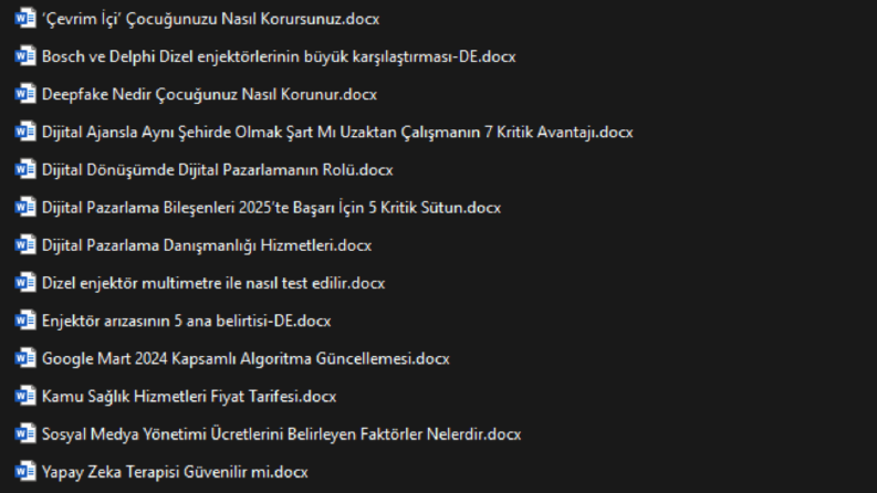 Referans yazılar