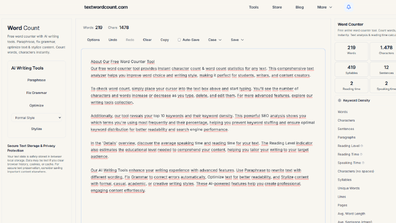 Word Counter Free online word counter tool. Count words