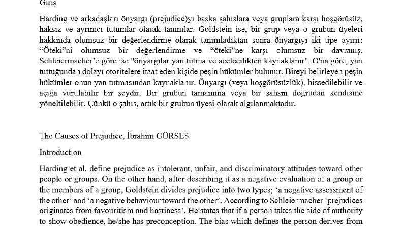 Translation (Makale Çeviri)