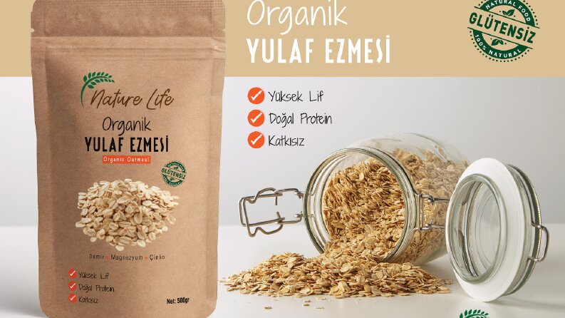 Yulaf Ezmesi Ambalajı Tasarımı