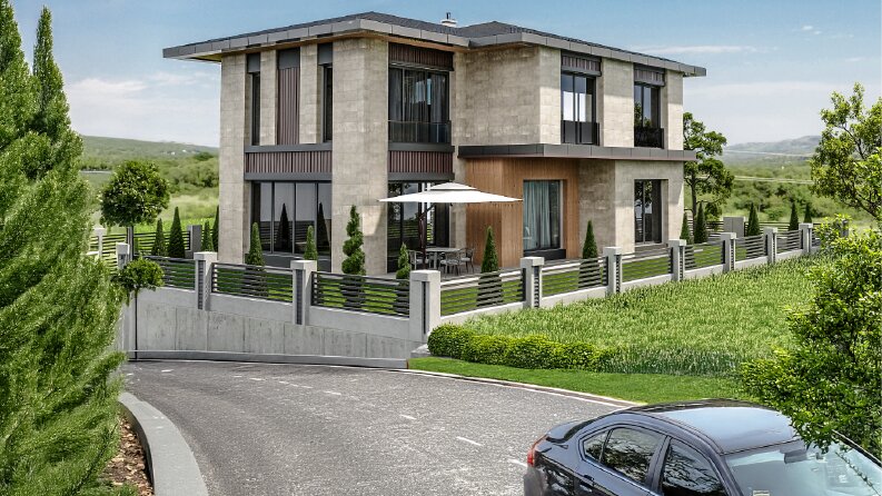 Cephe tasarımı ve render