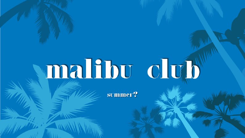 Malibu Club için logo tasarımı