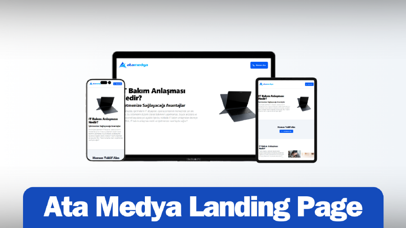 Ata Medya - Landing Page
