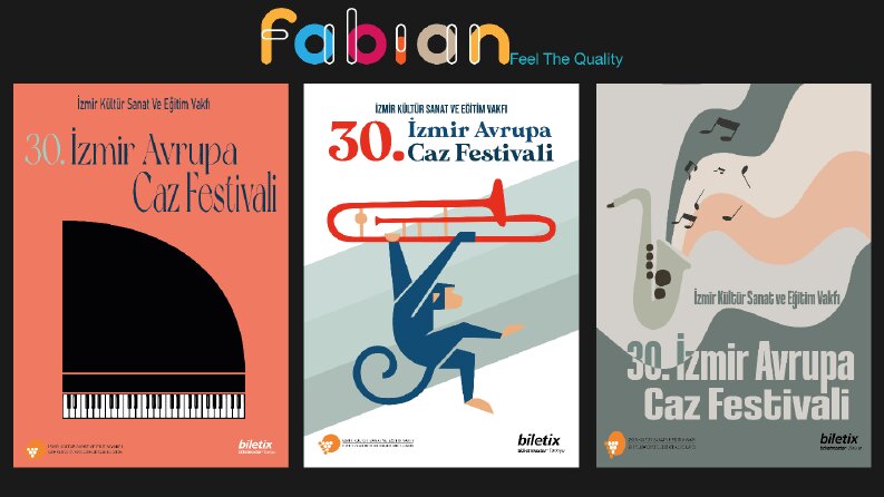 30. Avrupa Caz Festivali Afiş Tasarımı