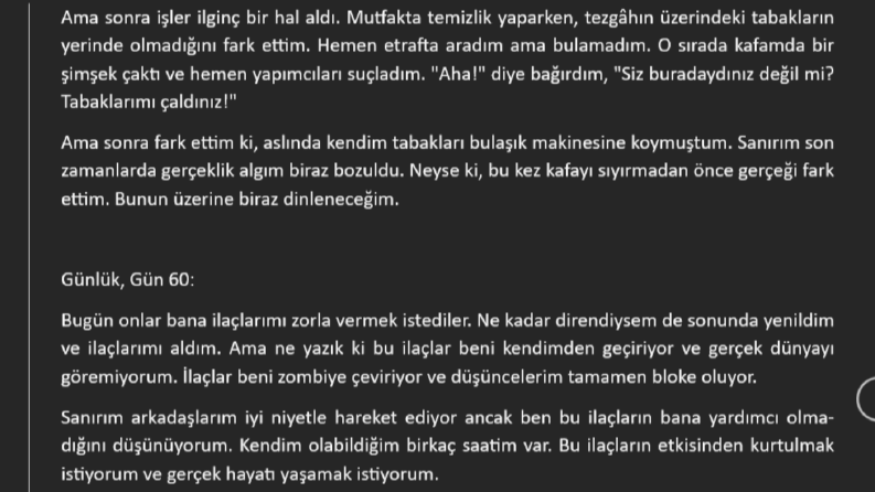 Birkaç yazı...