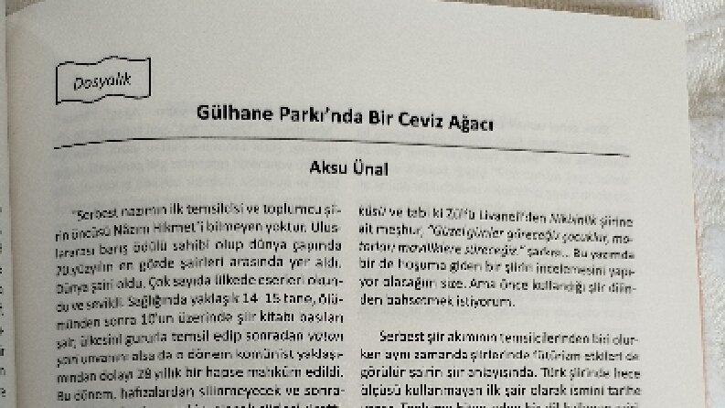 Kibele Dergisi inceleme yazım