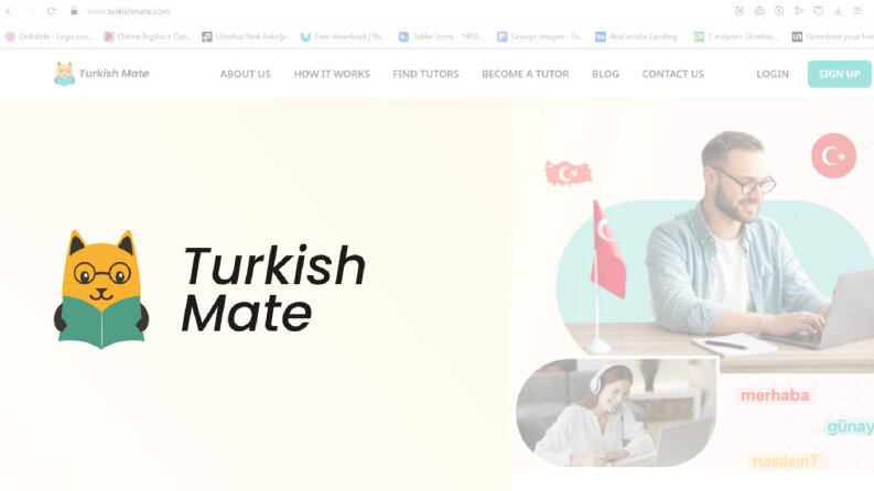 turkishmate.com sitesi için yaptığım logo çalışması