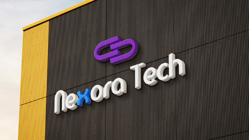 Nexora Tech - Bilişim merkezi logo tasarımı