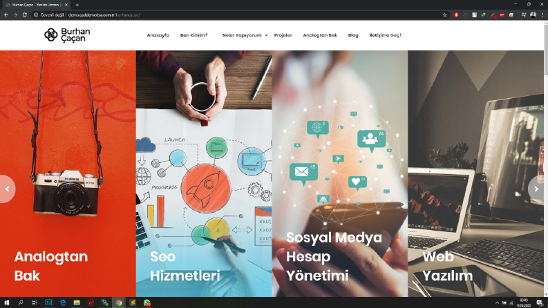 Kişisel Freelancer & Blog Sitesi