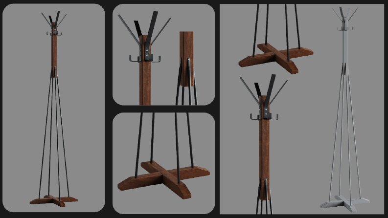 Ürün Modelleme - Ayaklı Askı