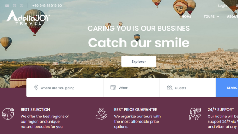 Delta Joy Travel - Web sitesi Kurulumu