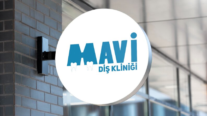Mavi-Diş Kliniği Logo Tasarımı