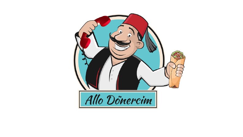 Allo Dönercim Logo Çizimi