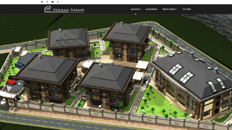 Volkan İnşaat - Kurumsal Web Sitesi