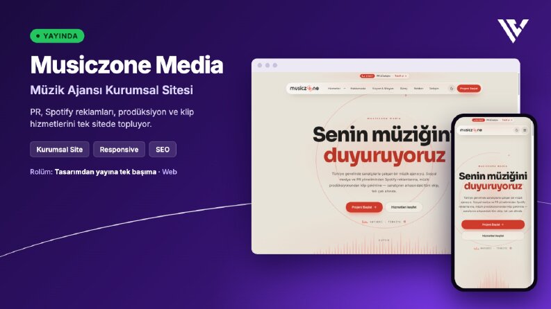 Musiczone Media - Müzik Ajansı Kurumsal Web Sitesi