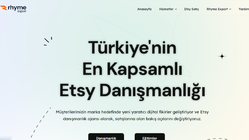 Etsy Danışmanlık Web Tasarım