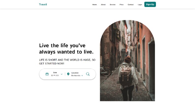 Traveli - HTML&CSS Kodlama