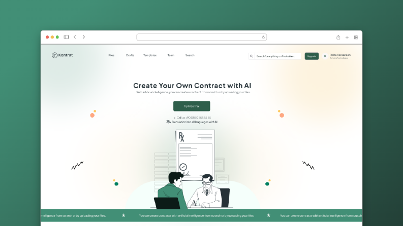 Kontrat UI/UIX & Product Design