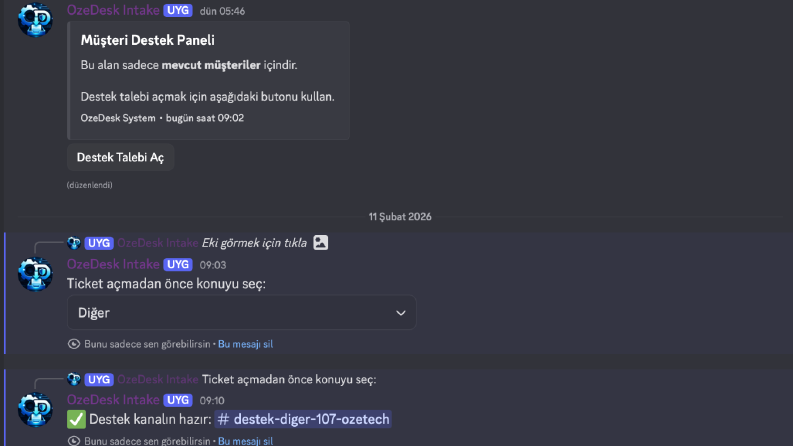 Ticket & Support System Demo
