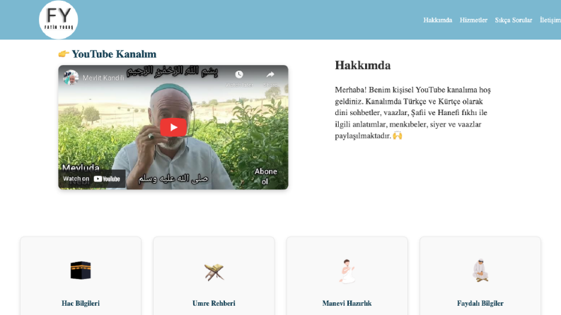 Kişisel web sayfası