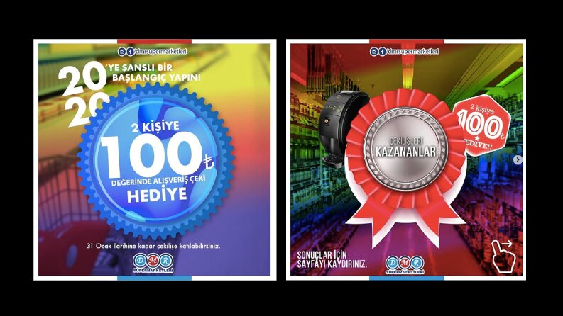 DMR Supermarketleri Çekiliş Çalışmaları