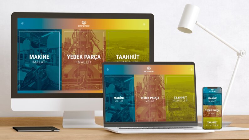 Makina Üretimi Web Sayfası