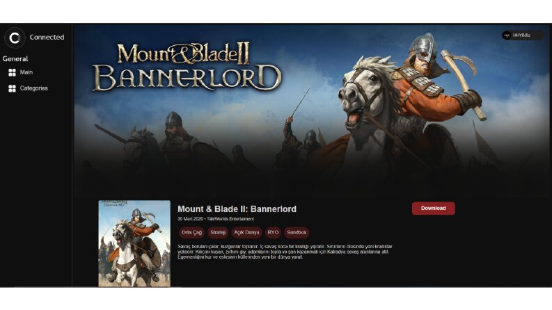 Steam Benzeri Web sitesi