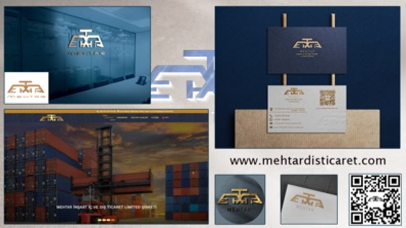 Mehtar Dış ticaret Kurumsal kimlik ve web sayfası çalışması