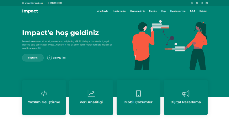Modern ve Yönetilebilir Kurumsal Web Sitesi - Django