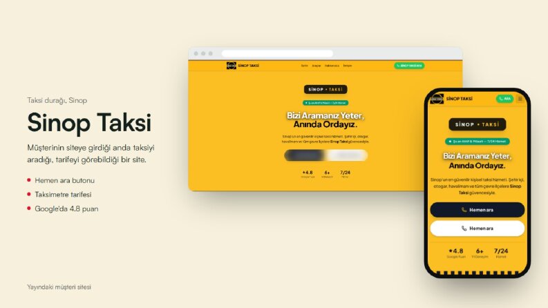 Sinop Taksi - Taksi Durağı Web Sitesi