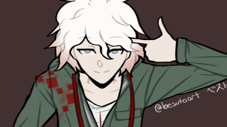 Nagito Komaeda - Danganronpa 2 Fanart