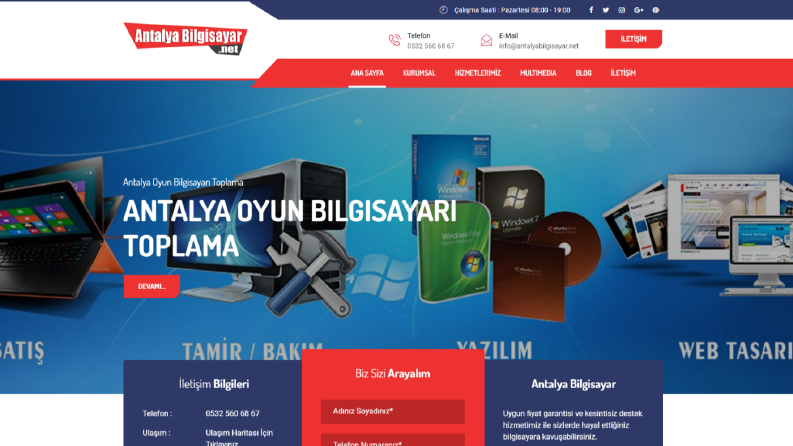 Antalya Web Tasarım ve Hosting Hizmeti
