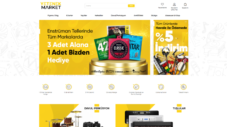 Yetenekmarket / Ticimax Altyapılı E-Ticaret Yönetimi