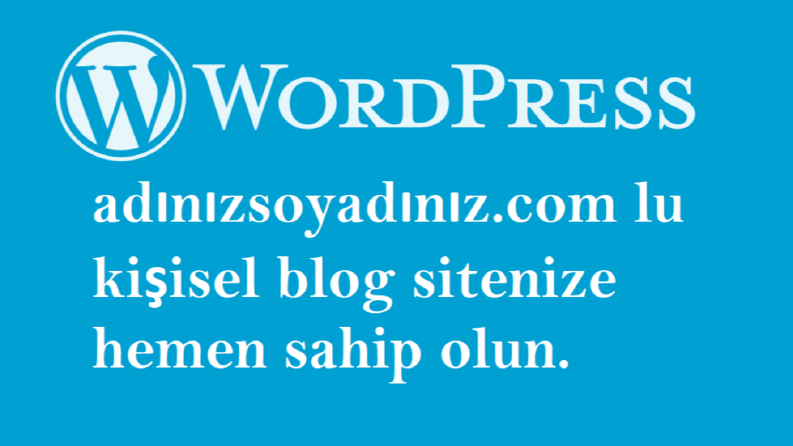 Kişisel blog sitesi