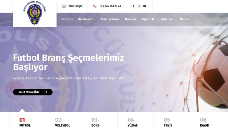 Bursa Emniyet Spor Kulübü | Web Sitesi