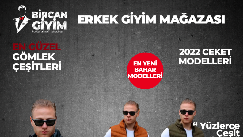 Erkek Giyim İçin İndirim Broşürü