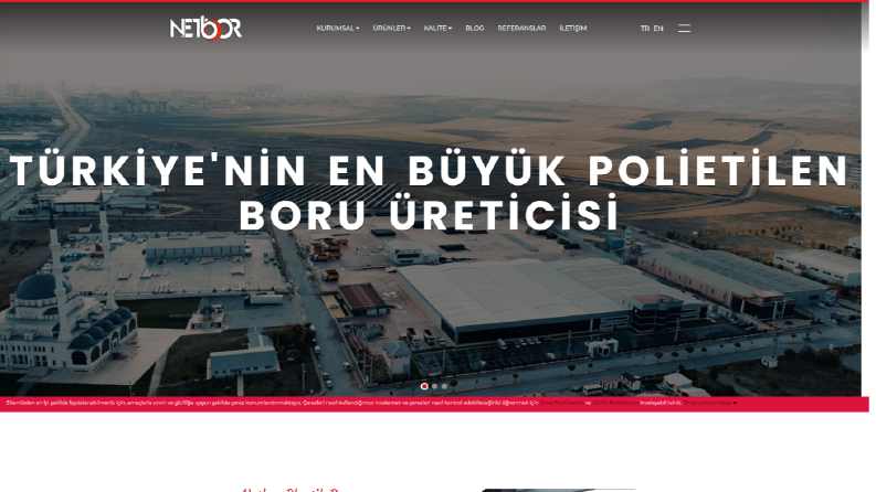 Netbor Plastik Web Sitesi