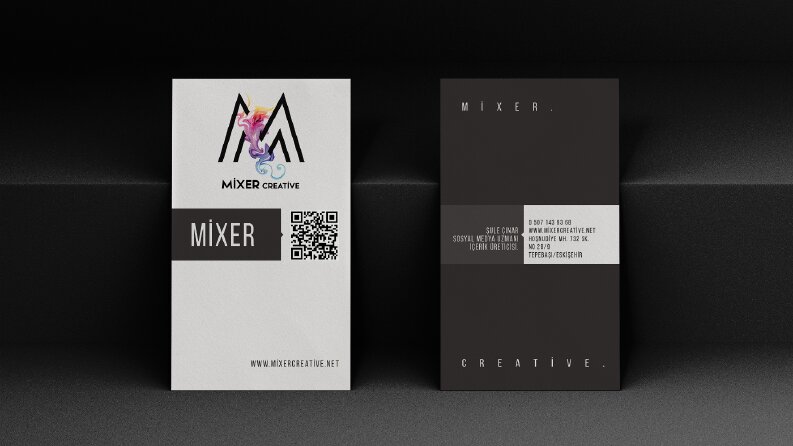 'MIXER CREATIVE' Kartvizit Tasarımı