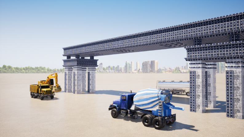 Çelik Betonarme Statik ve imalar Projeleri Render