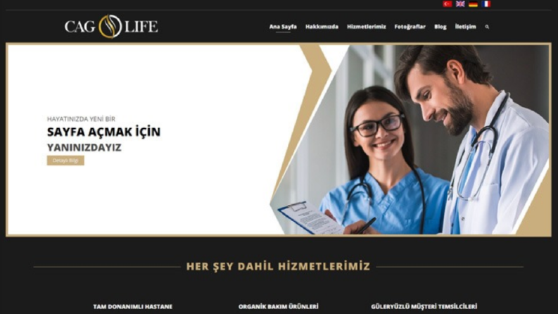 Özel Klinik web sitesi