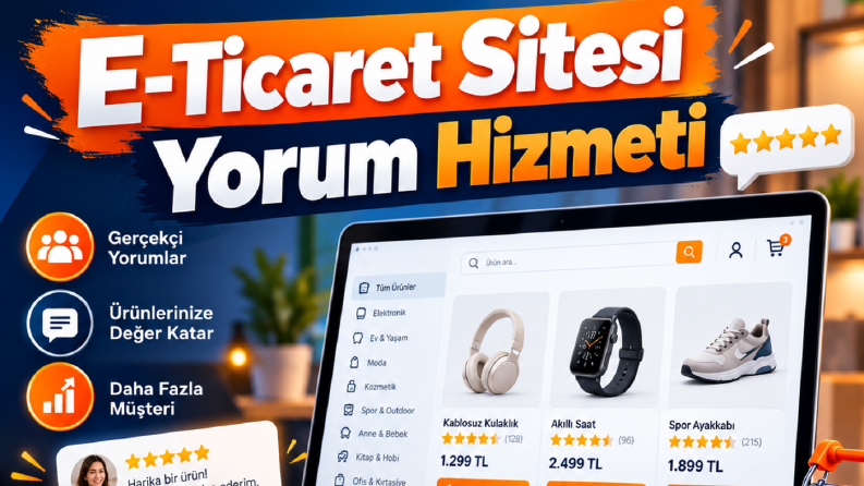E-ticaret sitesi ürün yorum hizmeti