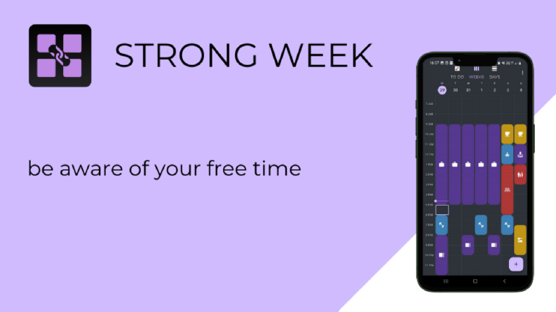 Strong Week - Haftalık Plan Uygulaması