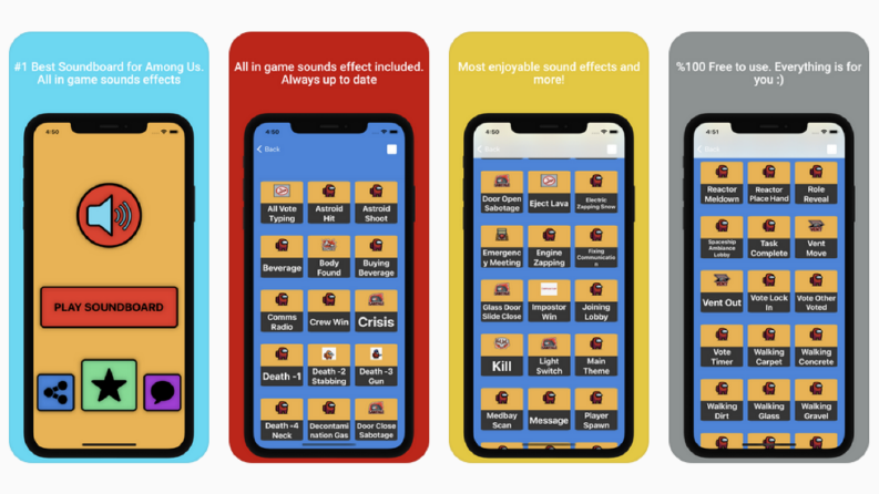 Among us Soundboard