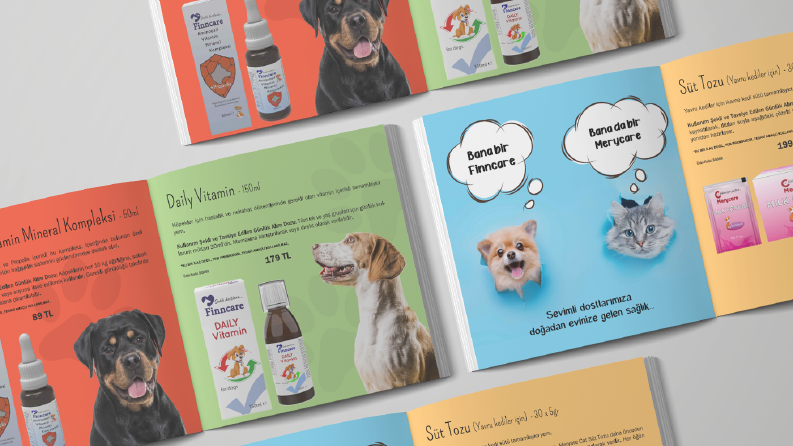 MeryCare - 12 Sayfalık Katalog Tasarımı
