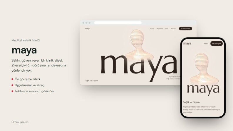 maya - Medikal Estetik Kliniği Web Sitesi