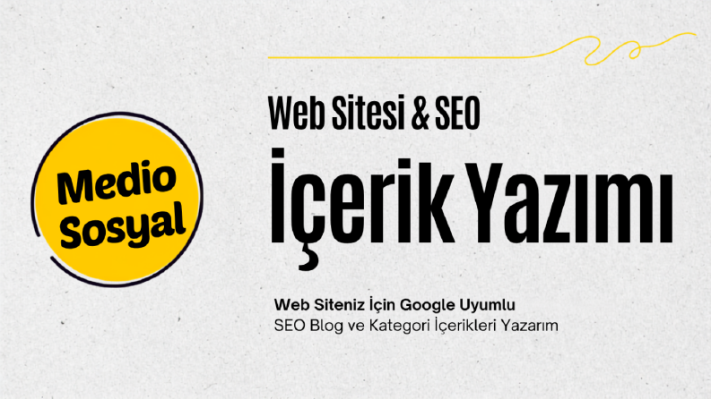 Web siteniz için SEO uyumlu ve özgün içerikler.