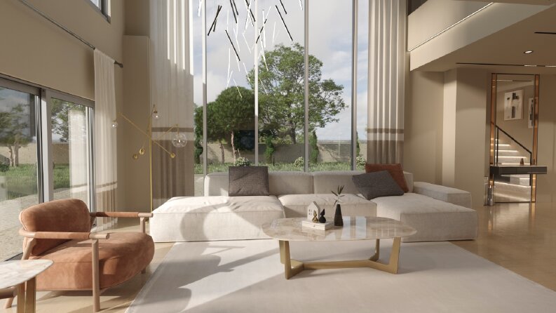 Villa salon tasarımı