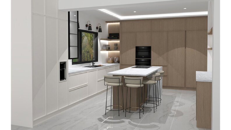Moder Mutfak & Ada Tasarımı / 3D Render